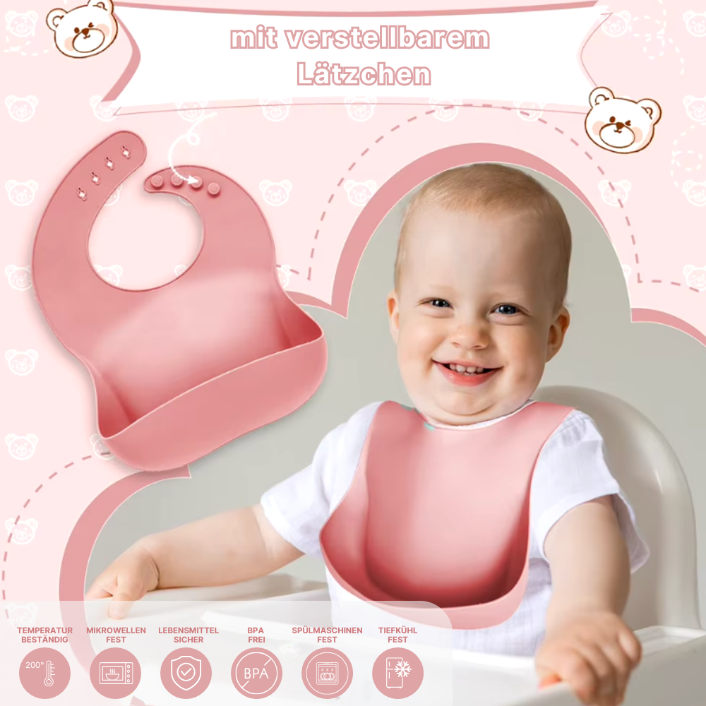 Silikon-Geschirrset mit Saugnapf – sicher, sauber, stressfrei!