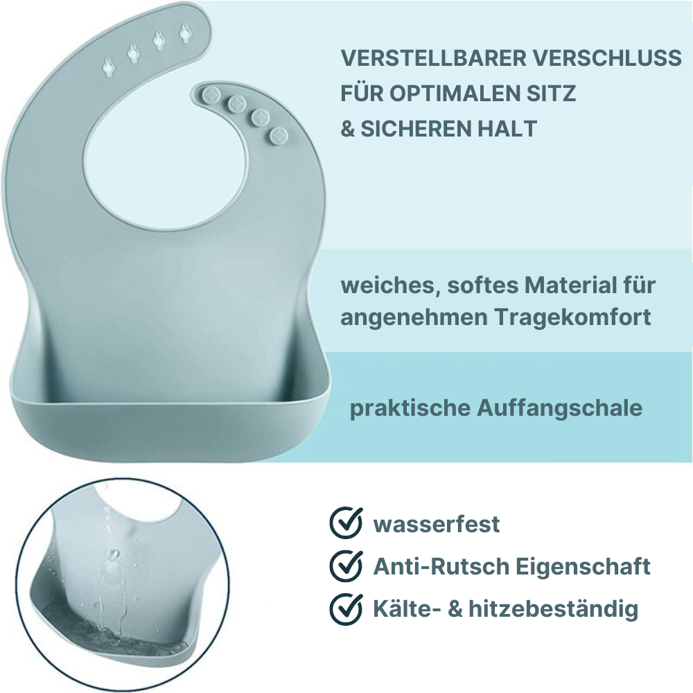 Silikon-Geschirrset mit Saugnapf – sicher, sauber, stressfrei!