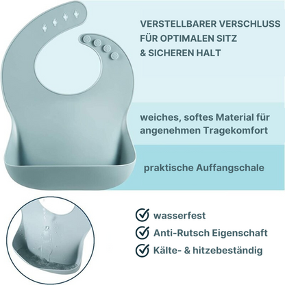 Silikon-Geschirrset mit Saugnapf – sicher, sauber, stressfrei!